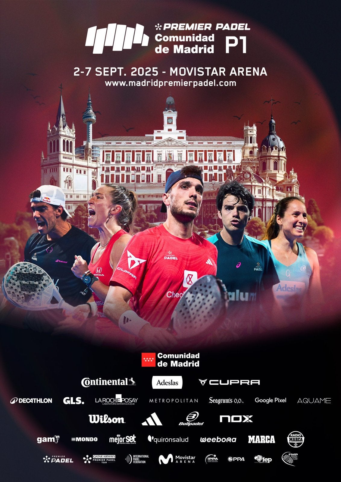 2 kaartjes voor de Premier Padel Madrid 2026, Tickets en Kaartjes, Evenementen en Festivals, Twee personen