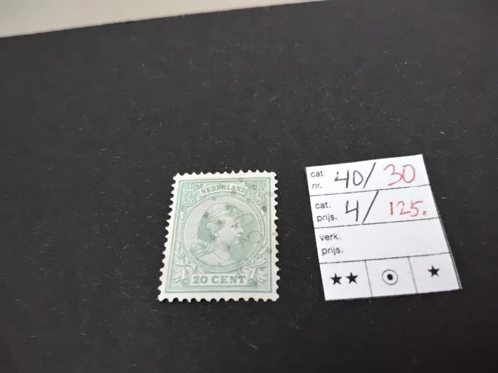 Betere Puntstempels KW III én Wilhelmina Hangend Haar, Verzenden