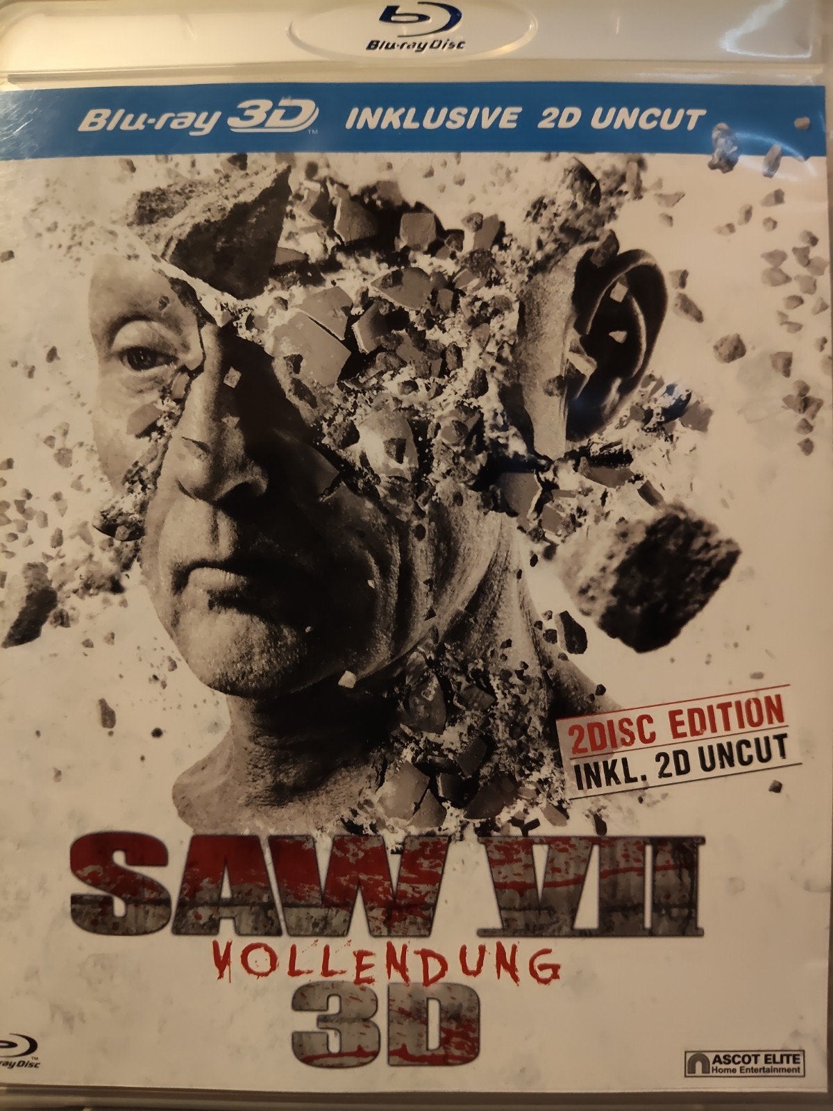 Saw VII 3D +  Bluray Import(LEES!!)  Ongecensureerde Editie, Ophalen of Verzenden, Zo goed als nieuw, Horror