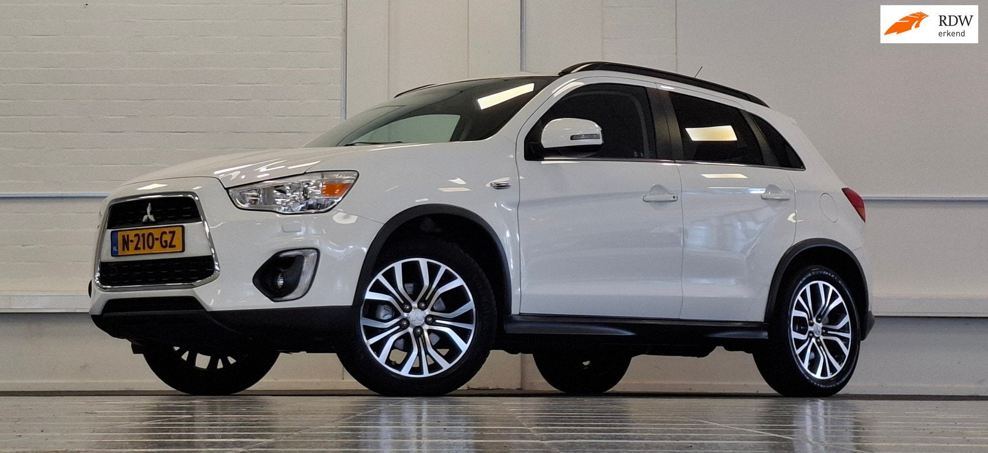 Mitsubishi ASX 1.6i 16V Cleartec Intense Trekhaak Parkeerhul, Voorwielaandrijving, Stof, Gebruikt, 4 cilinders