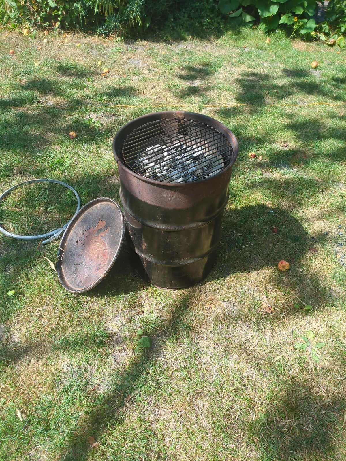 Multifunctionele Vuurton: Barbecue, Vuurschaal & Bijzettafel, Ophalen