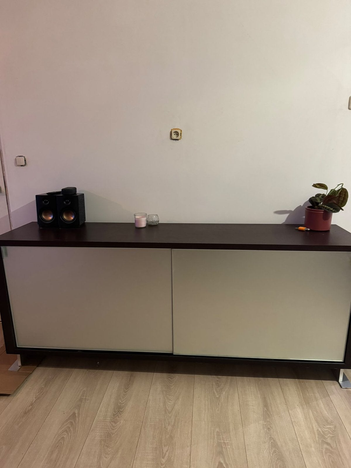 Molteni dressoir, Ophalen, 150 tot 200 cm, Eikenhout, Zo goed als nieuw