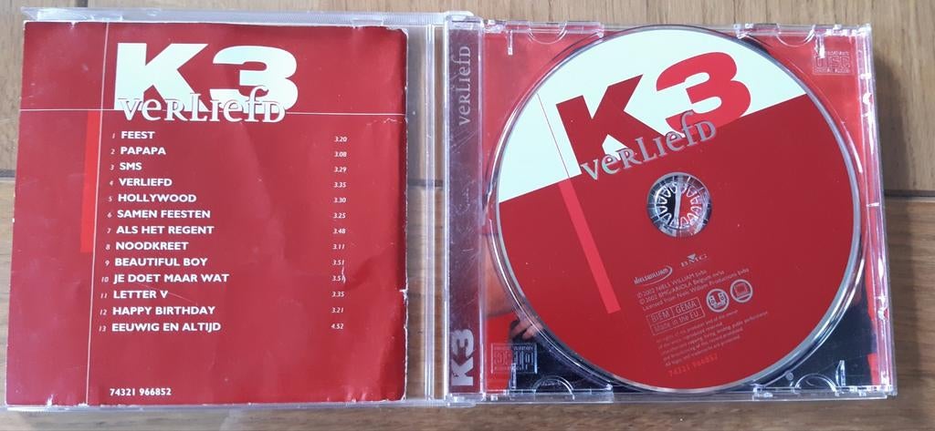 K3 - VerLiefd CD (2002) - Popmuziek voor kinderen, Ophalen of Verzenden, 2000 - 2009, Gebruikt