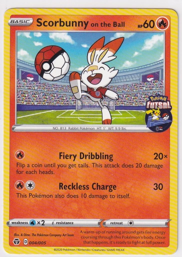 Scorbunny on the Ball (4/5), Hobby en Vrije tijd, Verzamelkaartspellen | Pokémon, Verzenden, Nieuw, Losse kaart