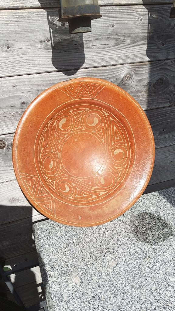 Mooie grote terracotta schaal, Ophalen