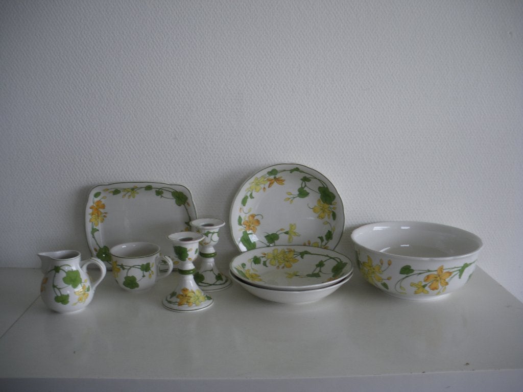 Villeroy & Boch Geranium servies, Huis en Inrichting, Keuken | Servies, Ophalen of Verzenden, Zo goed als nieuw, Bord(en), Overige stijlen