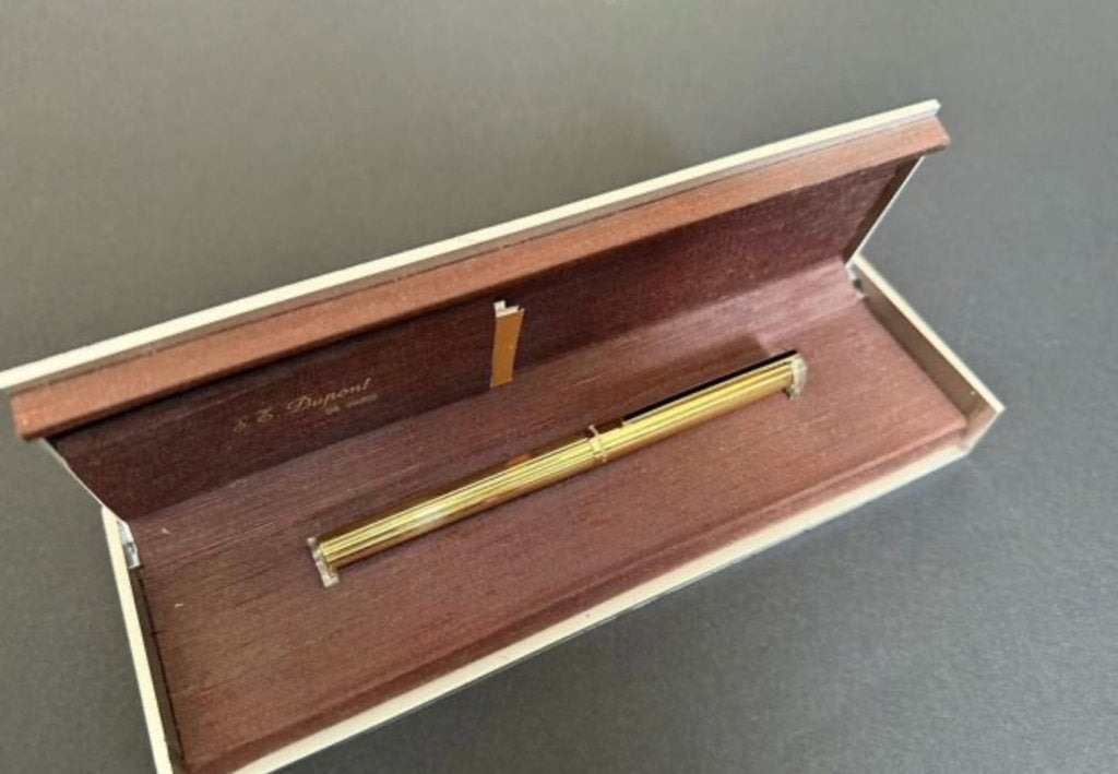 S.T. Dupont vulpen / vulpen met gouden penpunt, Overige merken, Nieuw, Met doosje, Ophalen of Verzenden