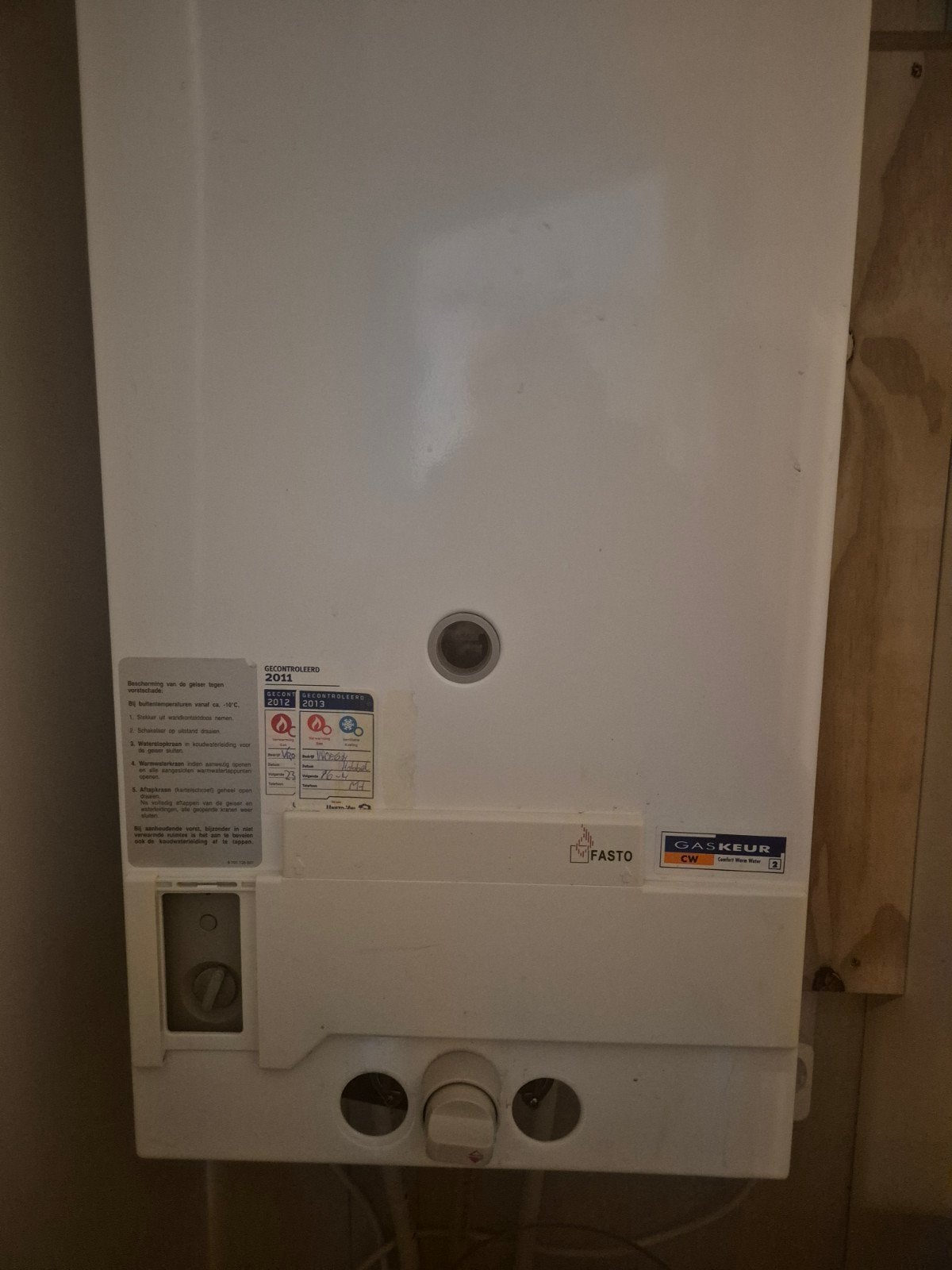 Intergas Kompakt HRE 24/18 CV-ketel (bouwjaar 2014), Doe-het-zelf en Verbouw, Verwarming en Radiatoren, Gebruikt, Hoog rendement (Hr)