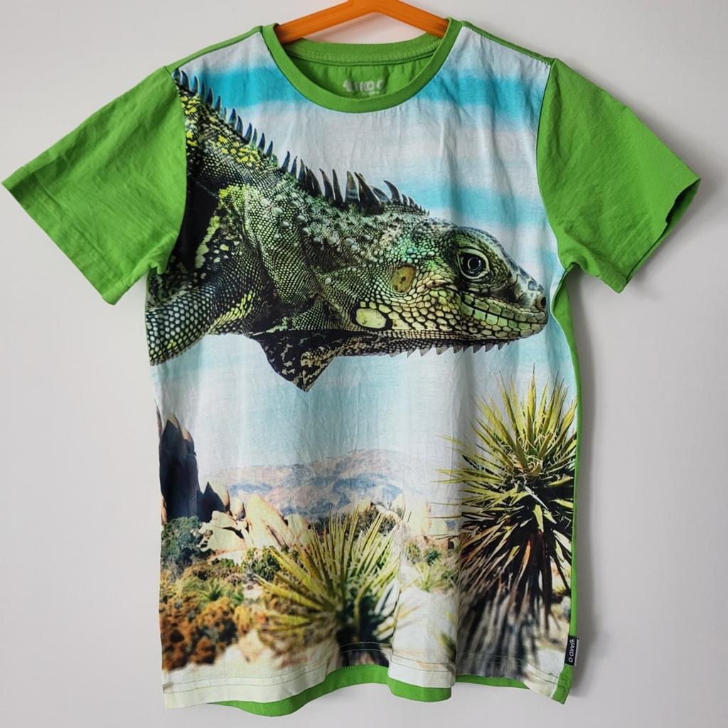 Jako-O T-shirt met leguaanprint, maat 140/146, Jako-O, Gebruikt, Ophalen of Verzenden, Shirt of Longsleeve