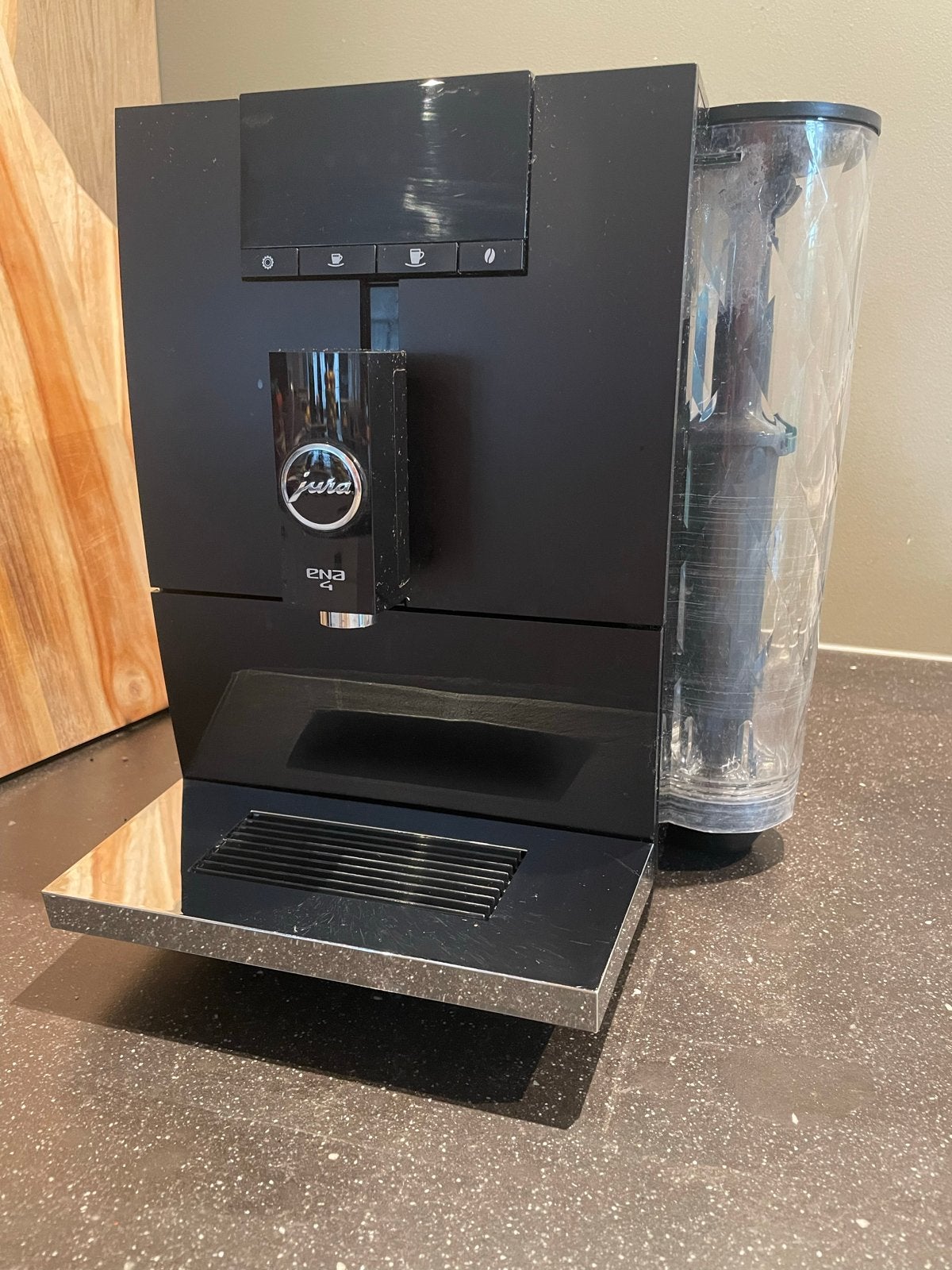 Jura ENA 4 volautomaat - defect, Witgoed en Apparatuur, Ophalen, Afneembaar waterreservoir, Koffiemachine, Koffiebonen