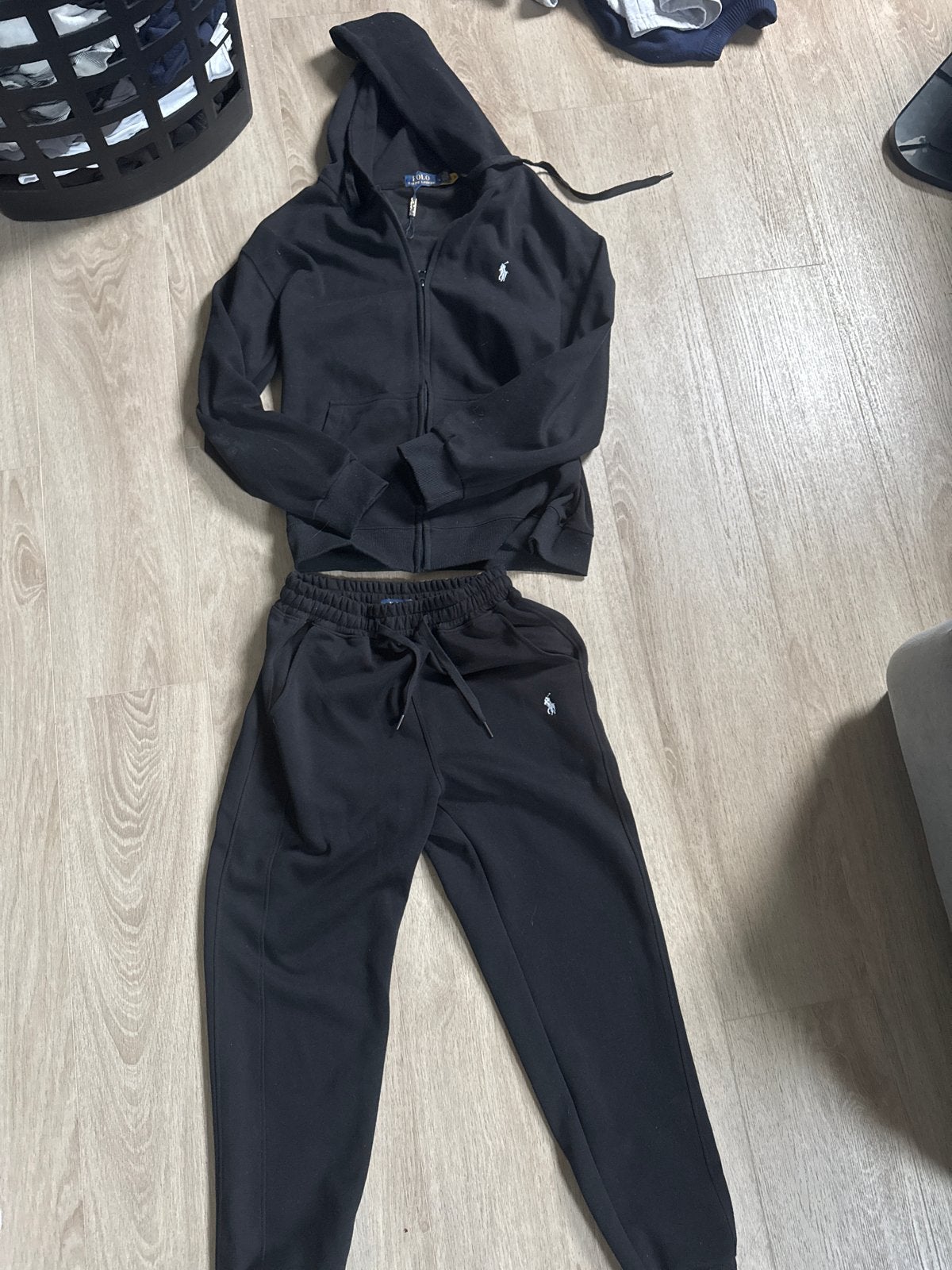Polo Ralph Lauren Trainingspak Zwart - Maat L(valt als M), Kleding | Heren, Ophalen of Verzenden, Zo goed als nieuw, Maat 48/50 (M)