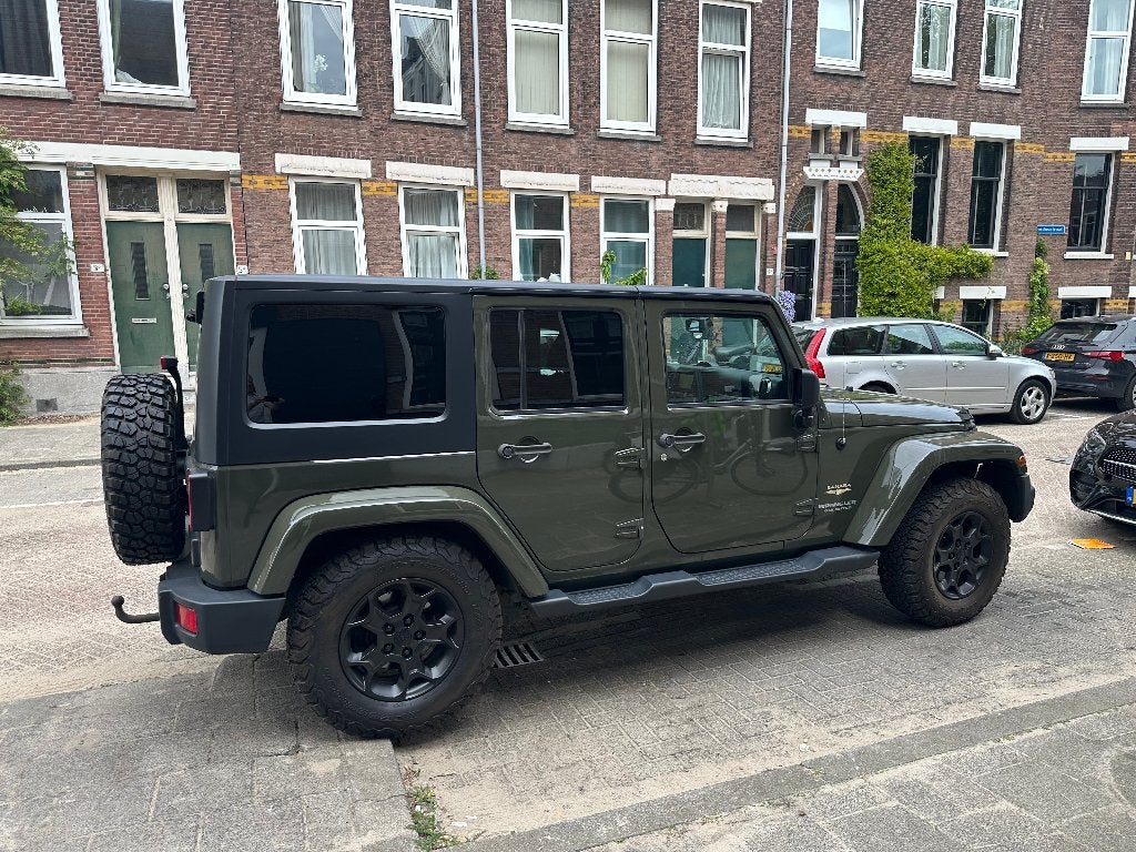 Jeep Wrangler Sahara, Auto's, Automaat, Zwart, Stoelverwarming, Vierwielaandrijving