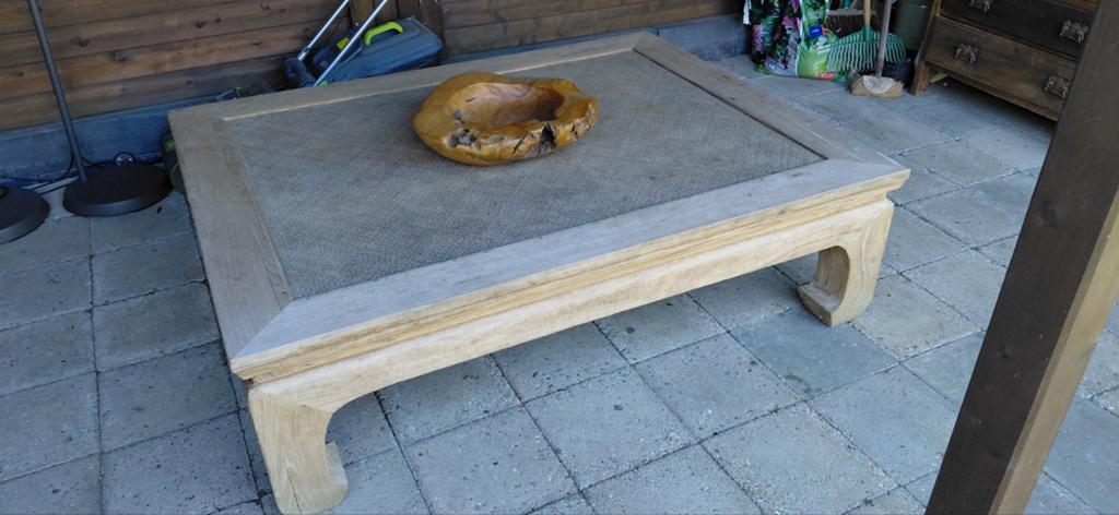 Chinese opiumtafel, Huis en Inrichting, Ophalen, Rechthoekig, 100 tot 150 cm, 100 tot 150 cm
