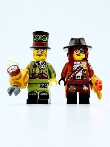 Lego️🆕️geseald steampunk inventor & monster hunter duo, Ophalen of Verzenden, Nieuw, Ongeopend/sealed