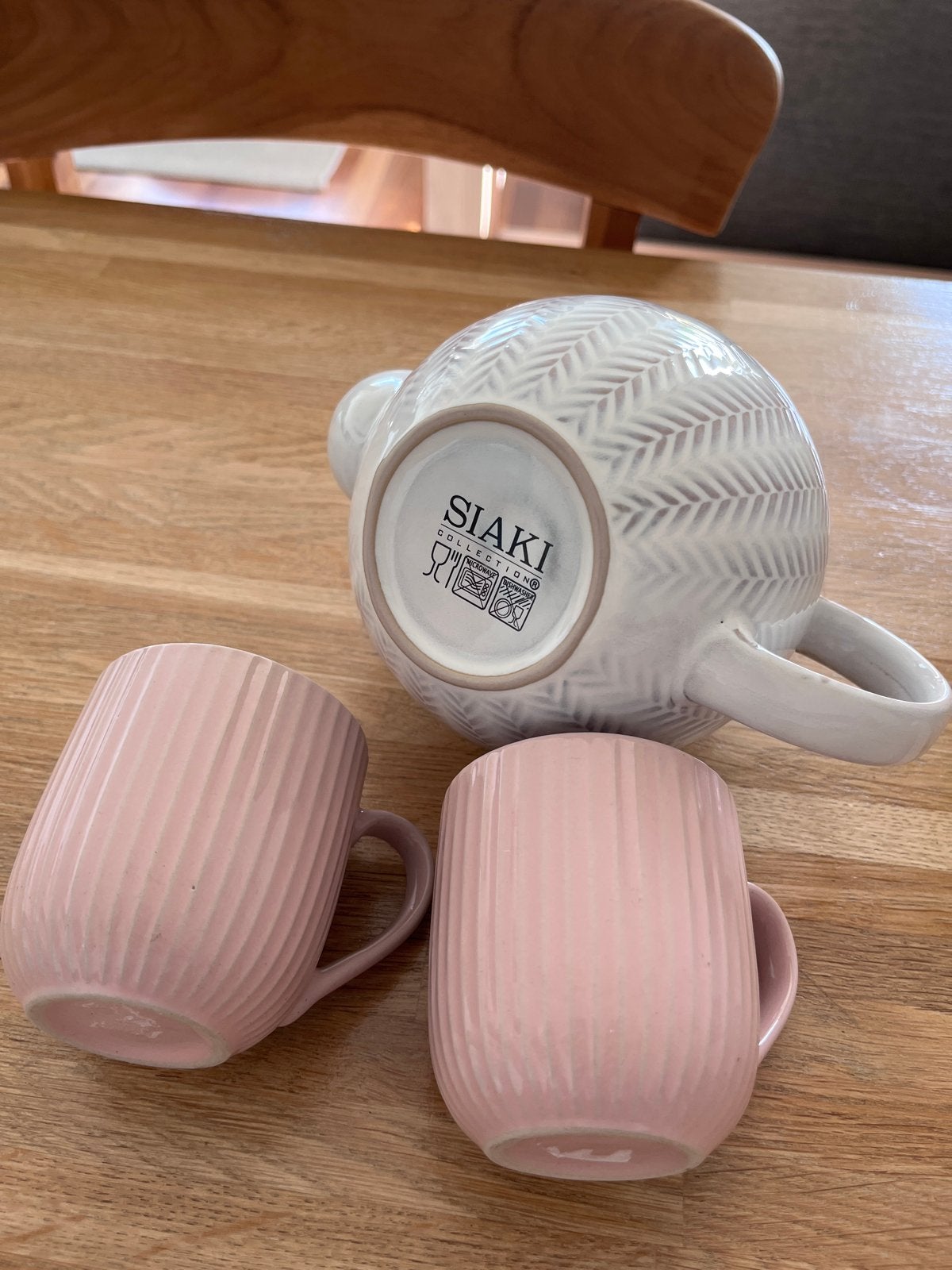 SIAKI Theepot met 2 thee of koffie kopjes - nieuw, Overige typen, Nieuw, Ophalen of Verzenden, Overige stijlen