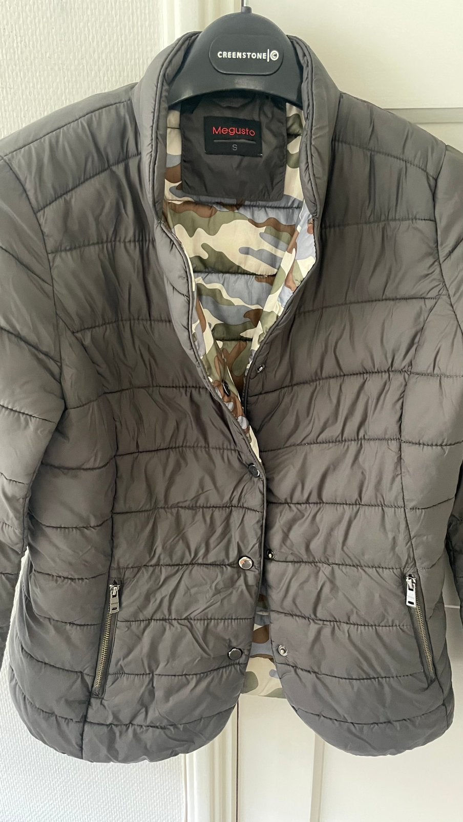 Te koop: jasje, megusto, groen/ bruin, S, Ophalen of Verzenden, Zo goed als nieuw, Bruin