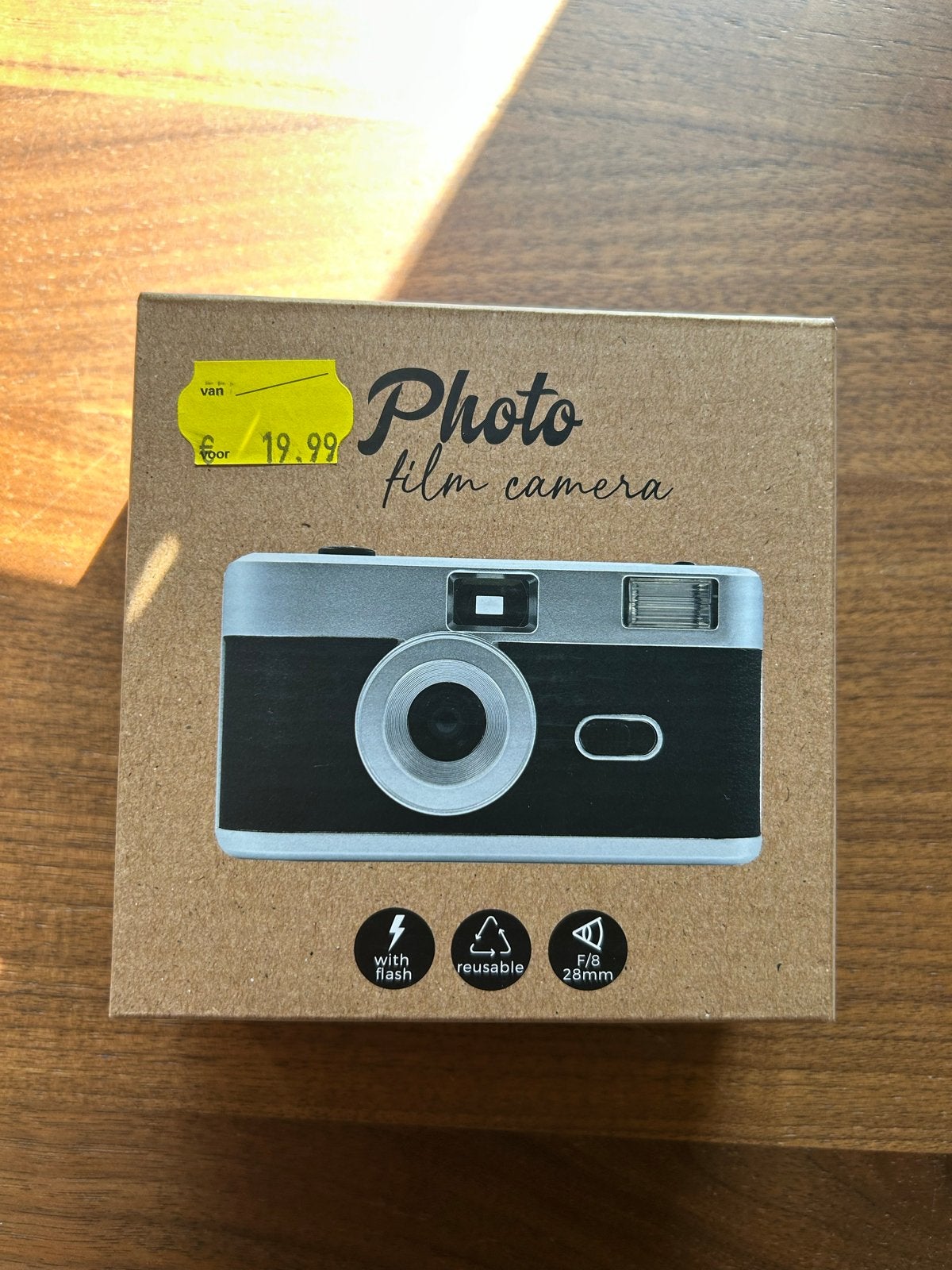 Nieuwe herbruikbare filmcamera met flits - analoog, Ophalen, Nieuw, Compact, Overige Merken