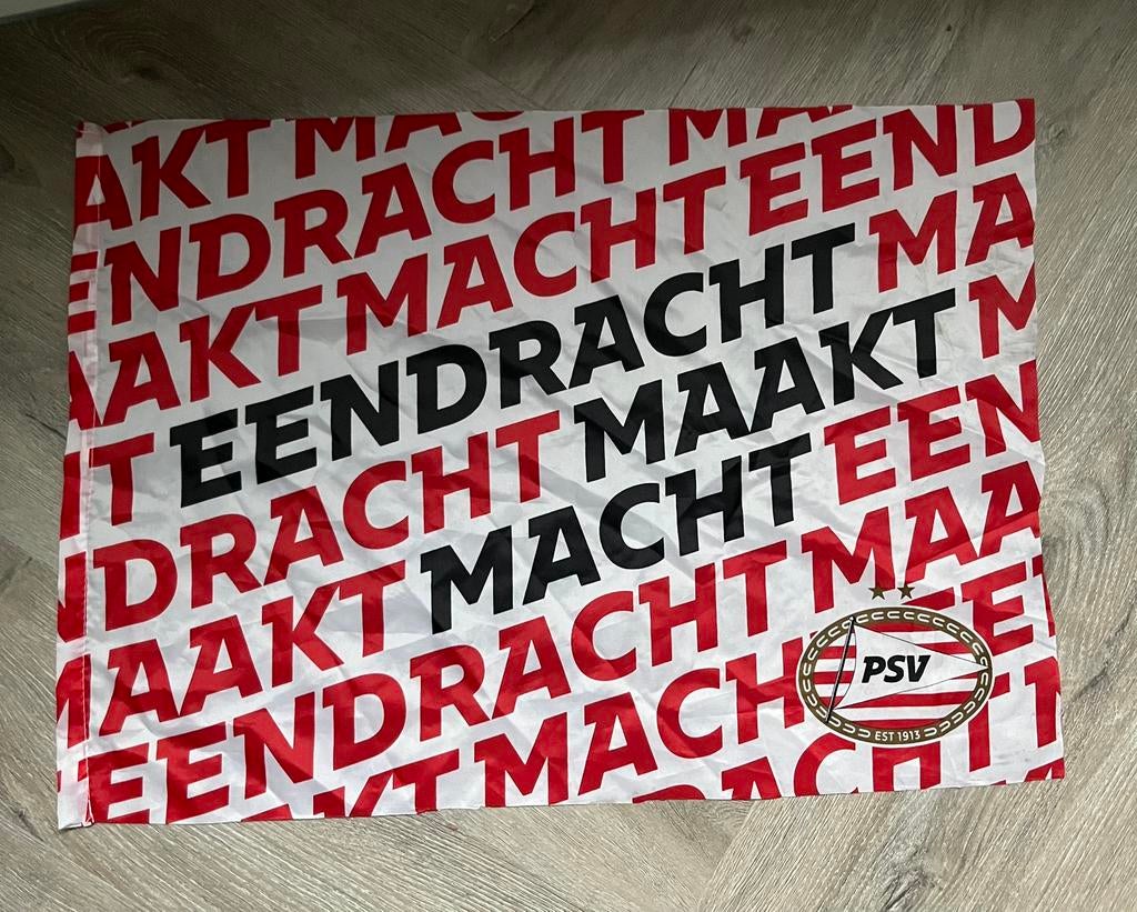 PSV kleine vlag, Ophalen of Verzenden, PSV, Overige typen