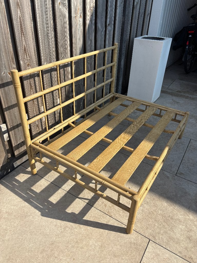 ZGAN| Manarola Aluminium Houtlook Palletbank - Balkon & Tuin, Ophalen, Zo goed als nieuw, Aluminium
