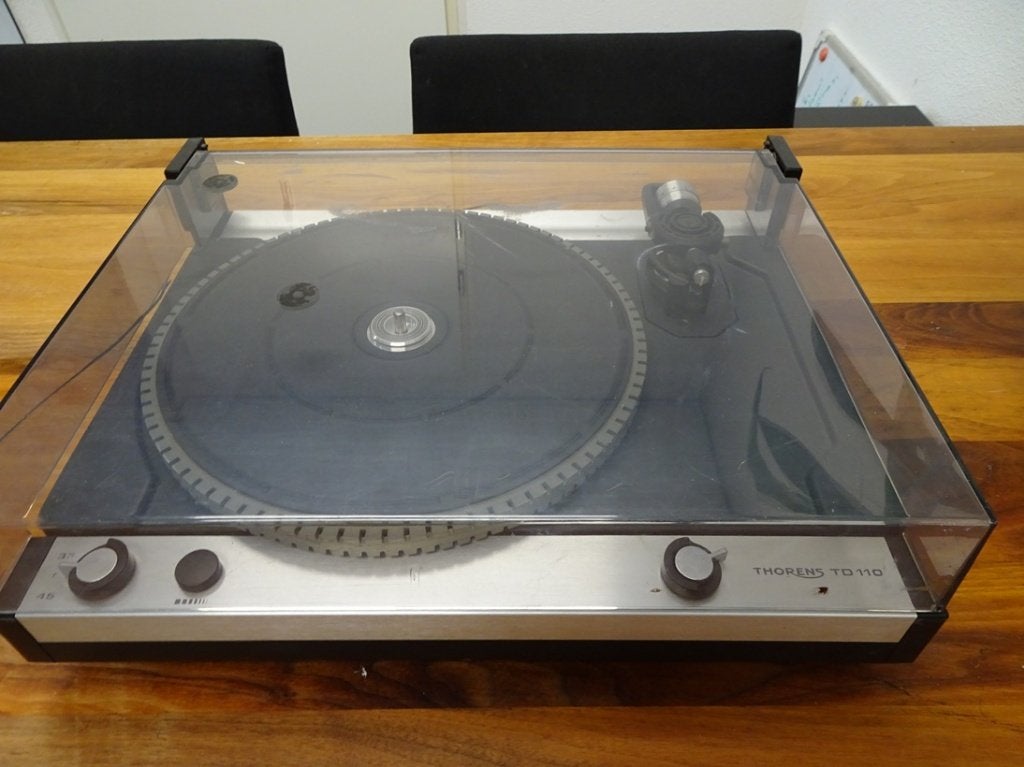 Thorens TD110 - voor onderdelen, Audio, Tv en Foto, Platenspelers, Ophalen of Verzenden, Niet werkend, Platenspeler, Thorens