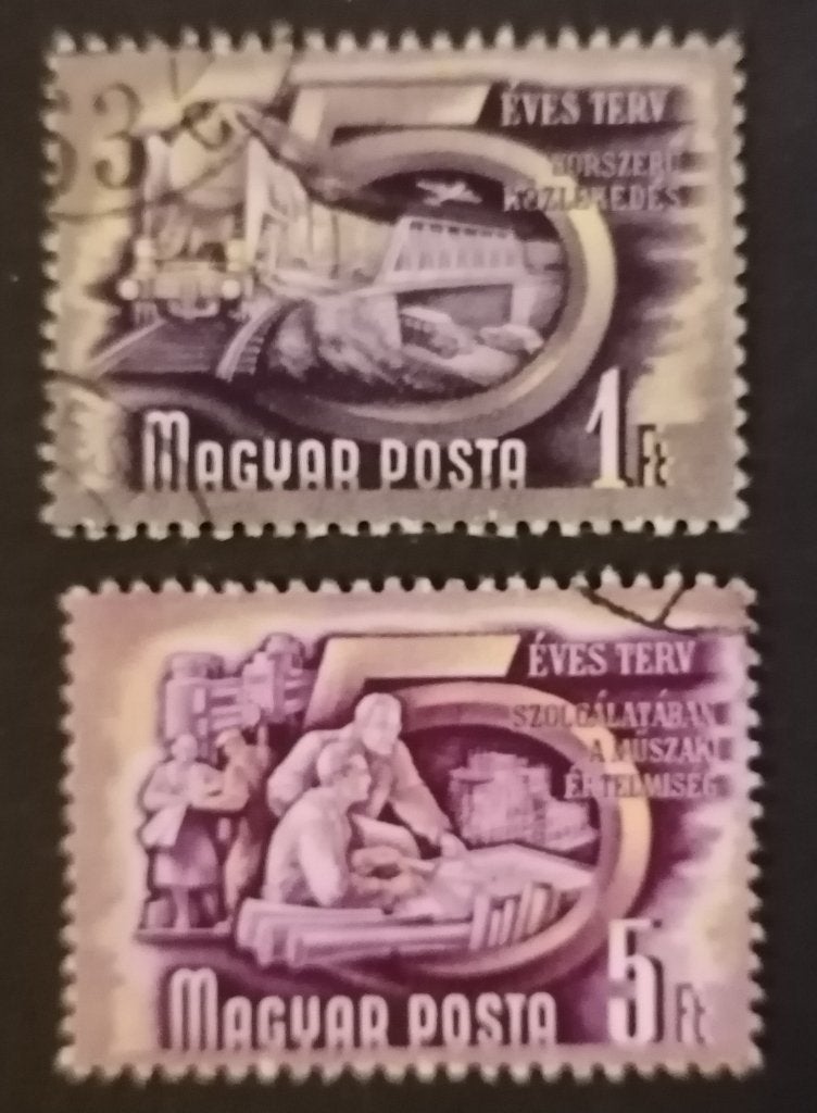 Hongarije (Magyar) nrs. 934A en 939A, Verzenden, Postfris