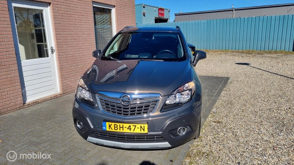 Opel Mokka 1.4 T Cosmo sportvelgen ,140 pk , stuurverwarming, Stof, Gebruikt, 4 cilinders, Bruin