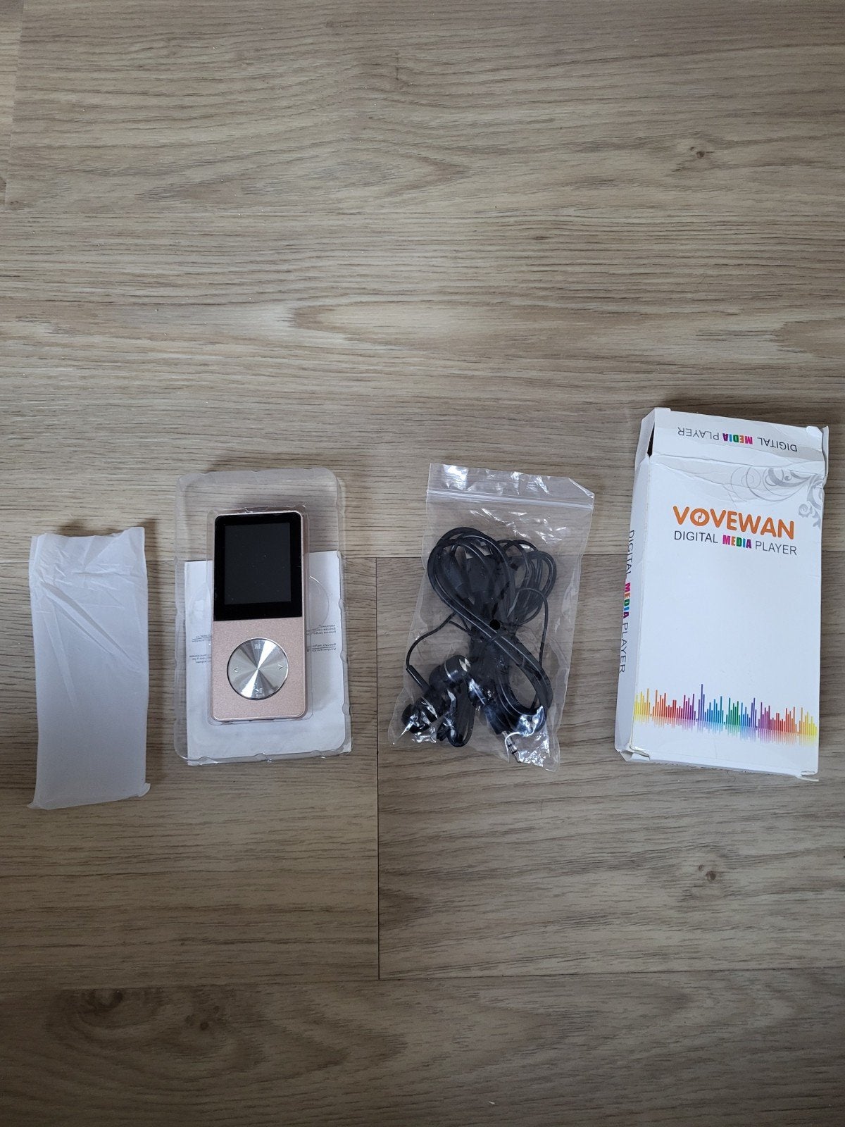 Nieuwe Vovewan Digitale Mediaspeler met Oortjes, Audio, Tv en Foto, Mp4-spelers, Ophalen of Verzenden