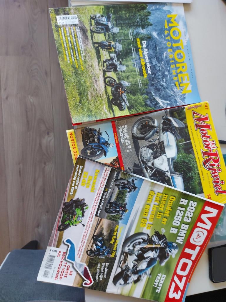 Motorbladen - gratis, Ophalen, Gelezen, Overige typen