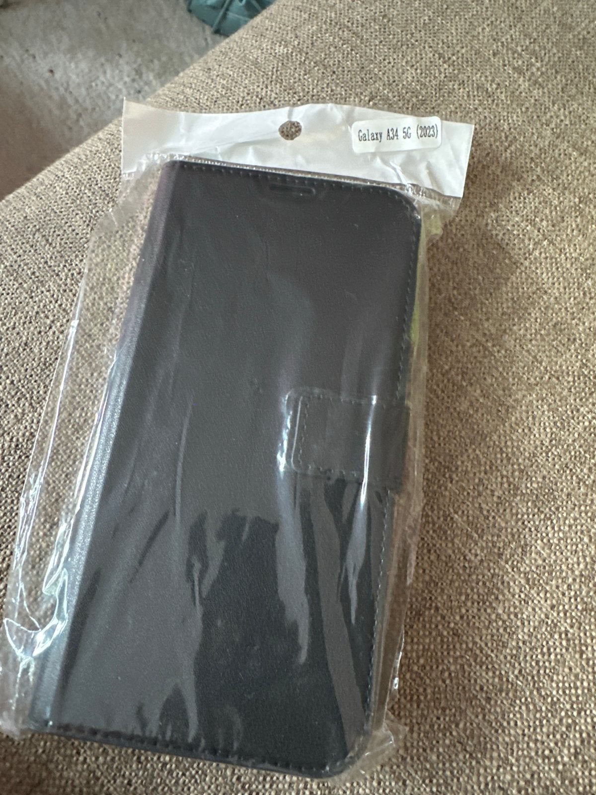 Flipcase voor Samsung Galaxy A34 5G (2023) - Zwart, Ophalen, Nieuw, Overige modellen, Flipcase