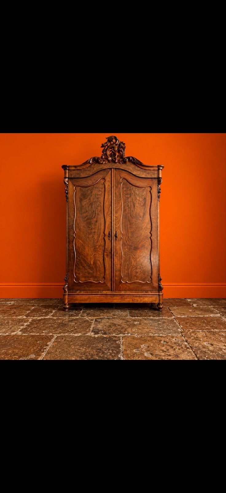 Prachtige Antieke Biedermeier Kuifkast - Demontabel, Ophalen of Verzenden