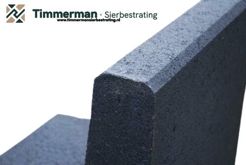 L-element zwart/antra | 50x30x40 | Keerwand | Grondkering, 25 tot 50 cm, Nieuw, Ophalen of Verzenden, Beton