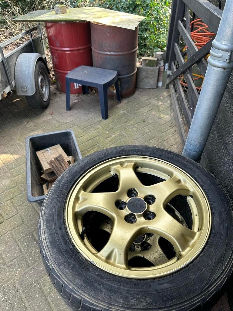 Originele Subaru GTT velgen met banden, Auto diversen, Overige Auto diversen, Ophalen