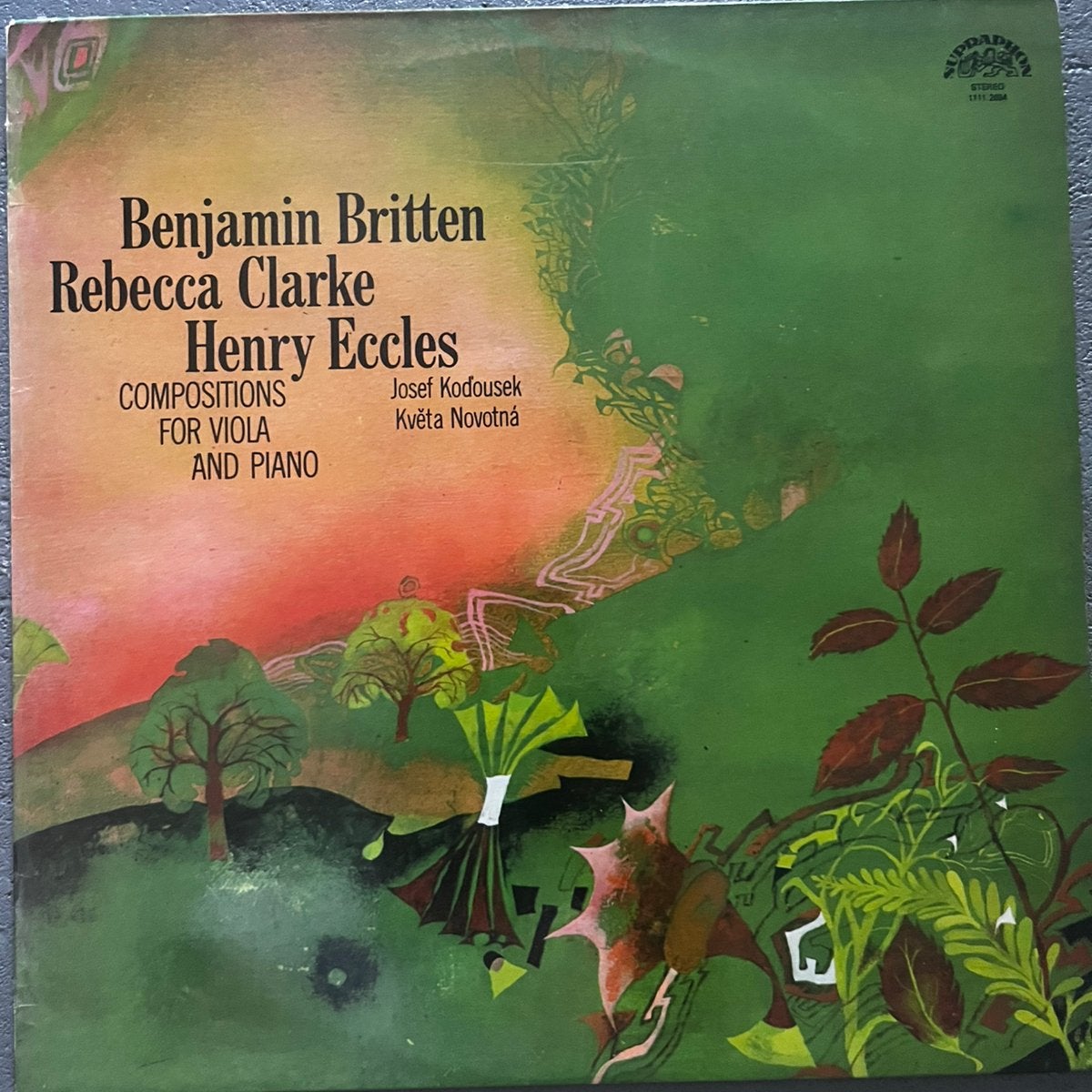 lp klassiek elpee vinyl Britten Clarke viola altviool piano, Cd's en Dvd's, Vinyl | Klassiek, Ophalen, Overige typen, Zo goed als nieuw