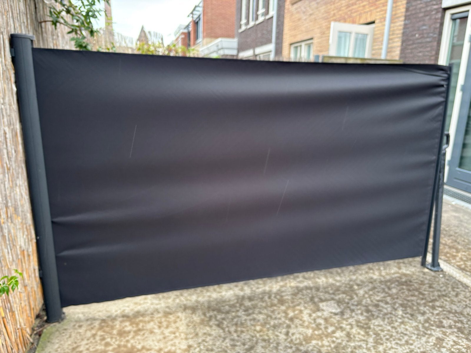 Windscherm antraciet 200 - 500, Tuin en Terras, Tuinschermen, Ophalen, Gebruikt, Aluminium, 200 cm of meer