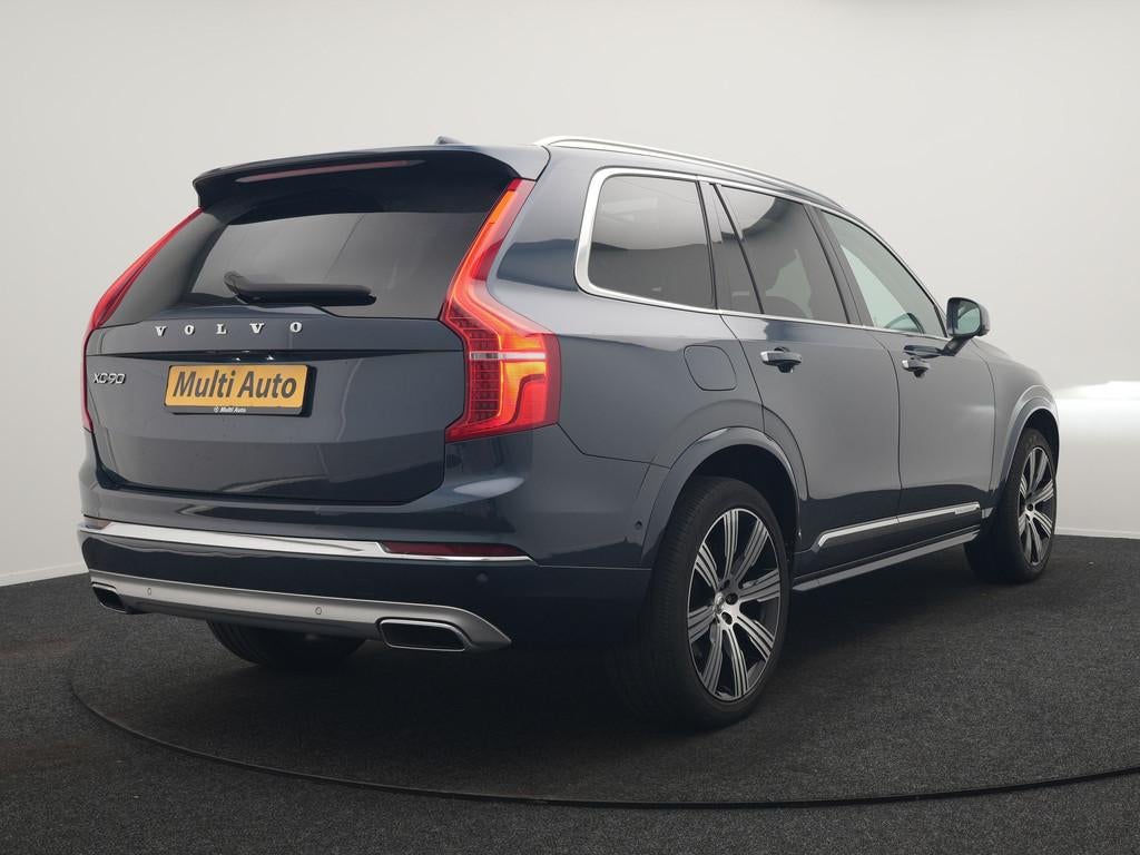 Volvo XC90 T8 Recharge AWD Inscription PHEV 395pk Dealer O.H, Auto's, Volvo, Zwart, 7 stoelen, Bedrijf, Vierwielaandrijving