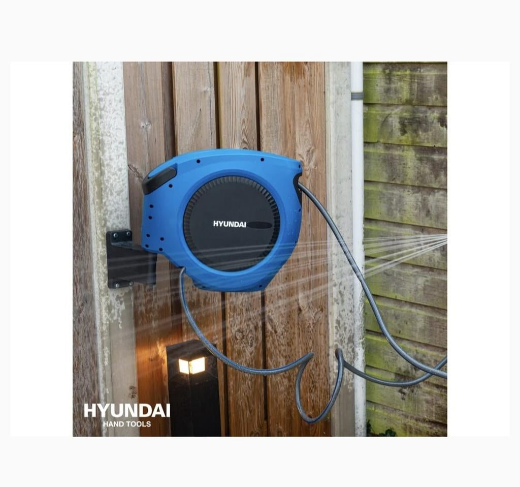 Hyundai wandslangbox tuinslang wandslang 20 meter nieuw, Ophalen of Verzenden, Nieuw