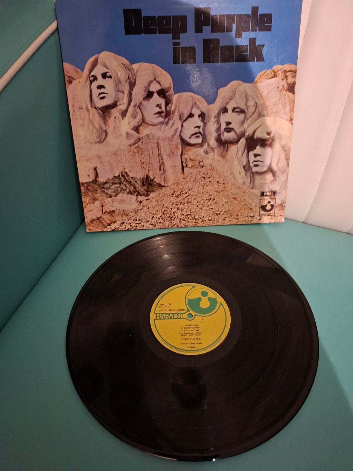 Deep Purple - In Rock LP (Harvest, SHVL 777) 1970/1, Cd's en Dvd's, LP, Gebruikt, Overige formaten, Ophalen of Verzenden