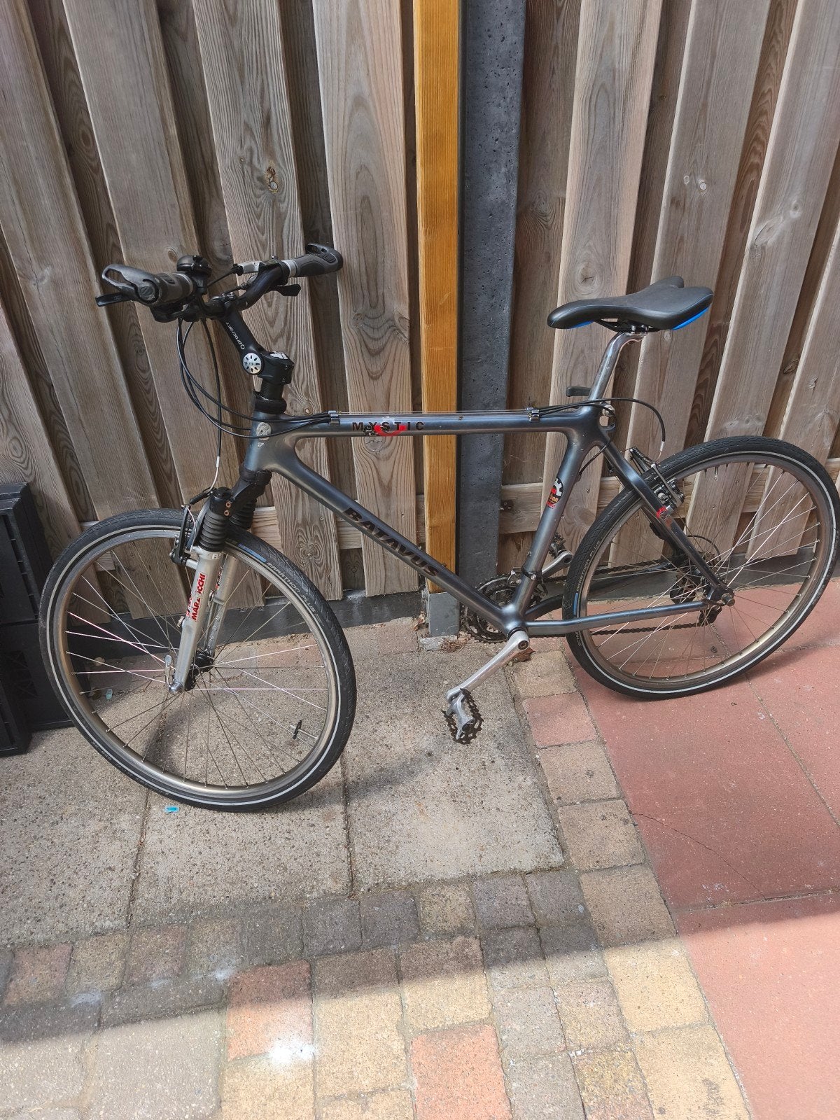 Batavus Mystic fiets met vering en 21 versnellingen, Ophalen, 28 inch, Gebruikt, Vering