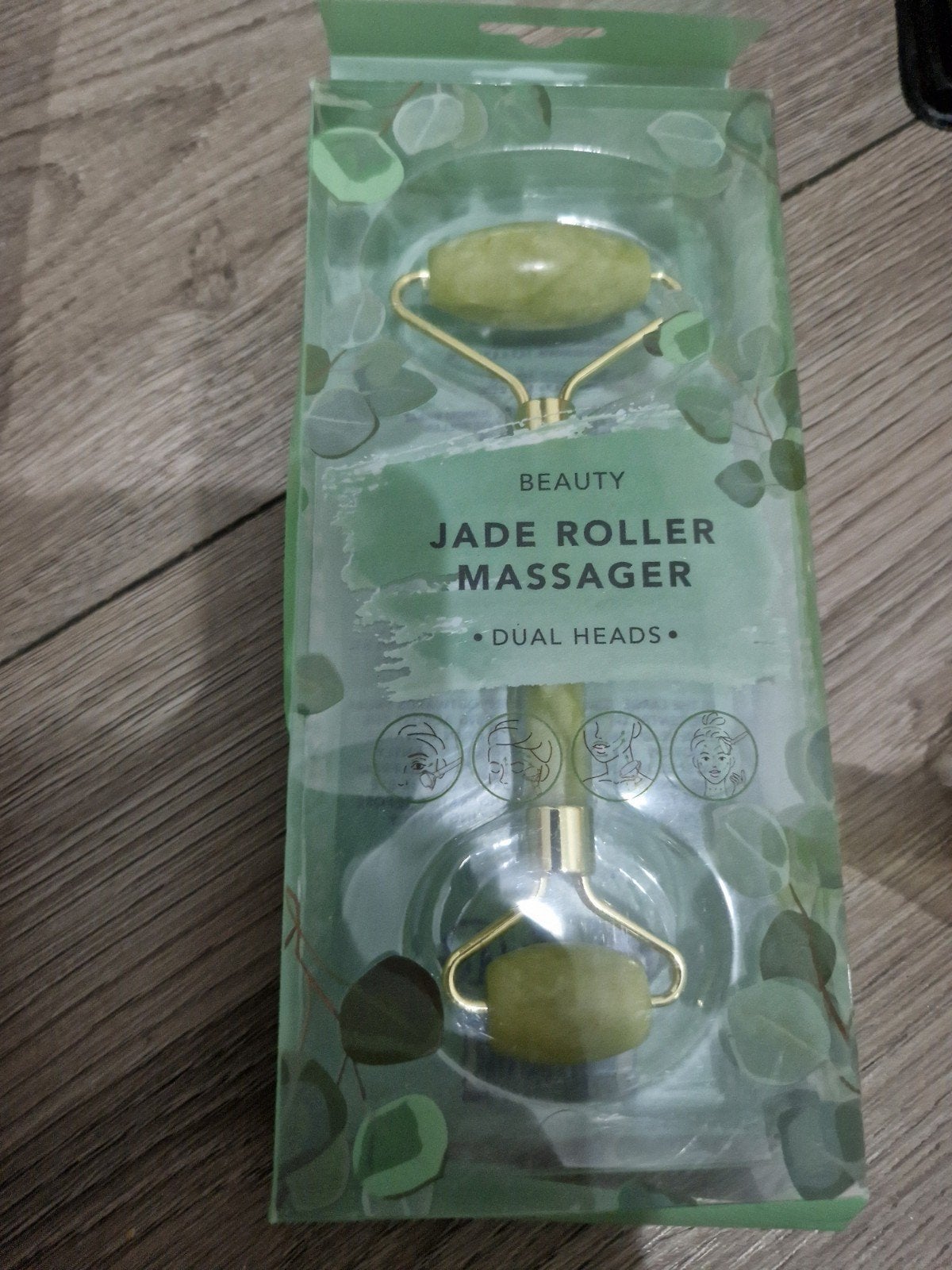 Nieuwe Jade Roller Massager met Dubbele Koppen, Ophalen of Verzenden, Nieuw, Overige typen
