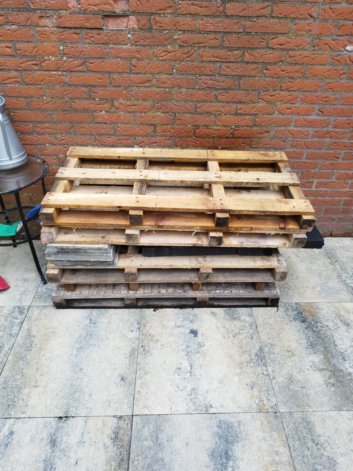 Gebruikte pallets - Ideaal voor diverse projecten, Ophalen, Gebruikt, 50 mm of meer, Pallet