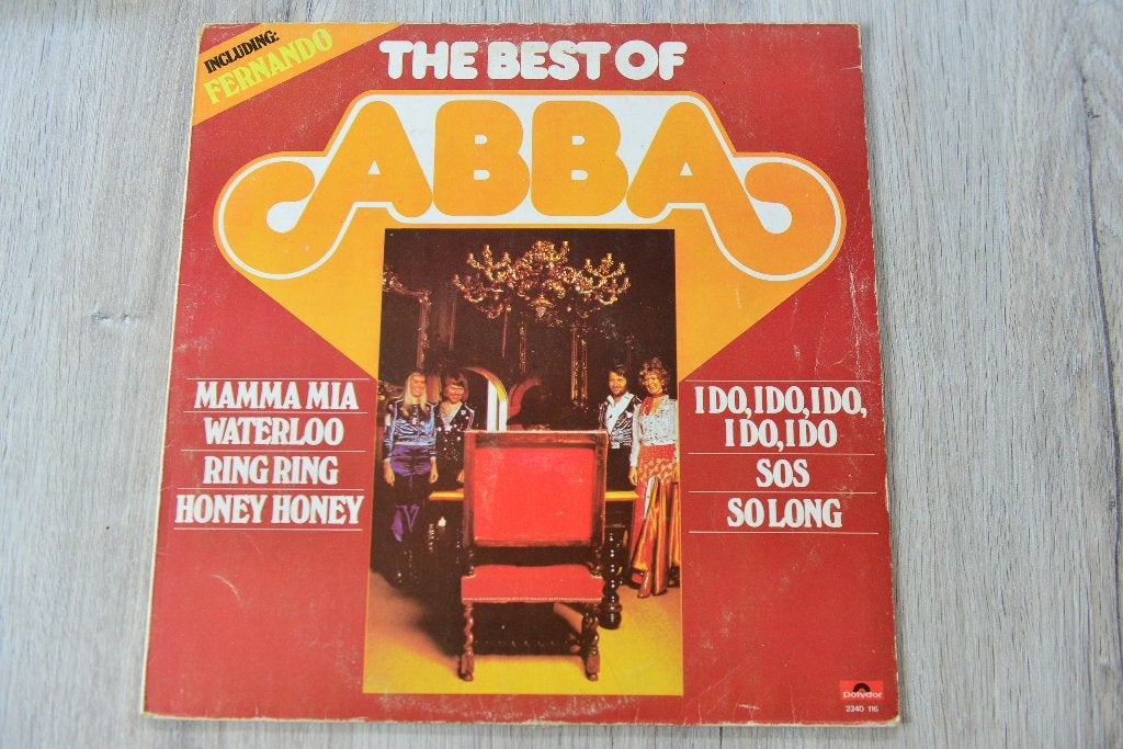 VINYL = ABBA = The Best Of ABBA 13 geweldige nummers, Beschermende buitenhoes, LP, Zo goed als nieuw, 12 inch
