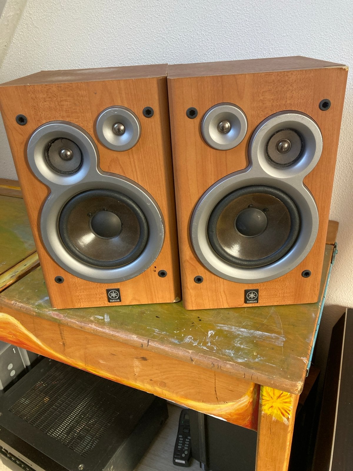 Yamaha NX-GX505 Boekenplank Speakers, Ophalen of Verzenden, Gebruikt, Boekenplank luidspreker, Yamaha