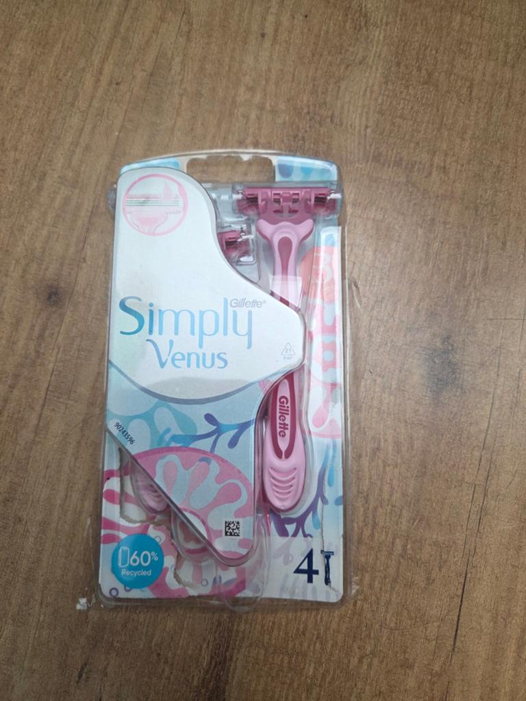 Gillette Simply Venus Scheermesjes - 4 stuks, Ophalen of Verzenden, Nieuw, Overige typen