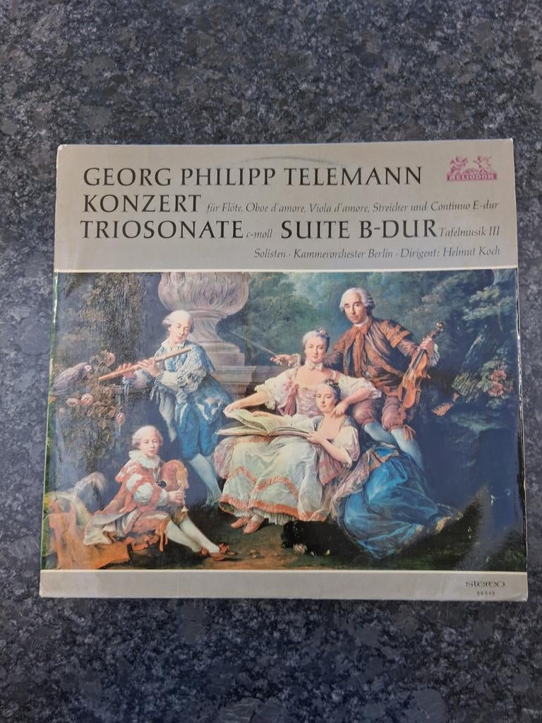 Georg Philipp Telemann - Konzert, Triosonate, Suite B-Dur, Gebruikt, Ophalen of Verzenden, 12 inch, Orkest of Ballet