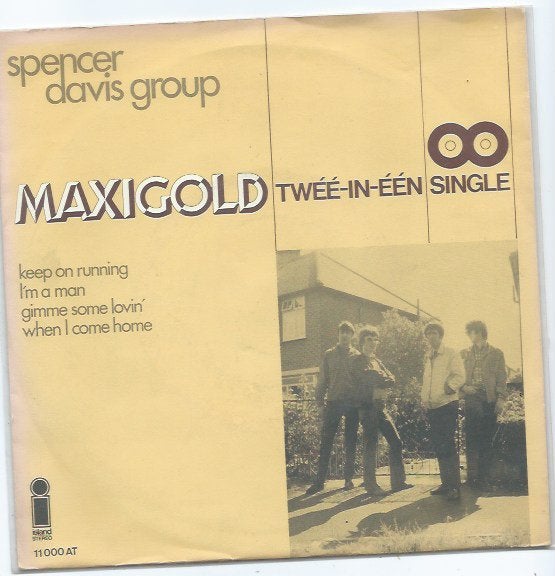 Spencer Davis Group- Maxigold, Cd's en Dvd's, Vinyl Singles, Zo goed als nieuw, Nederlandstalig, Beschermende buitenhoes, Fotohoes