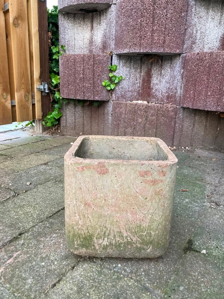 Bloempot, Tuin en Terras, Bloembakken en Plantenbakken, Ophalen, Steen, Gebruikt, Minder dan 30 cm