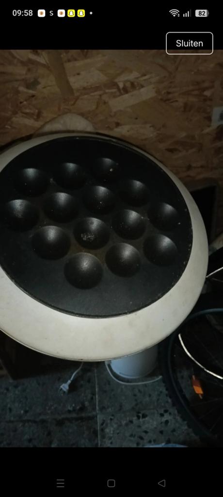Electrische poffertjes pan, Ophalen of Verzenden