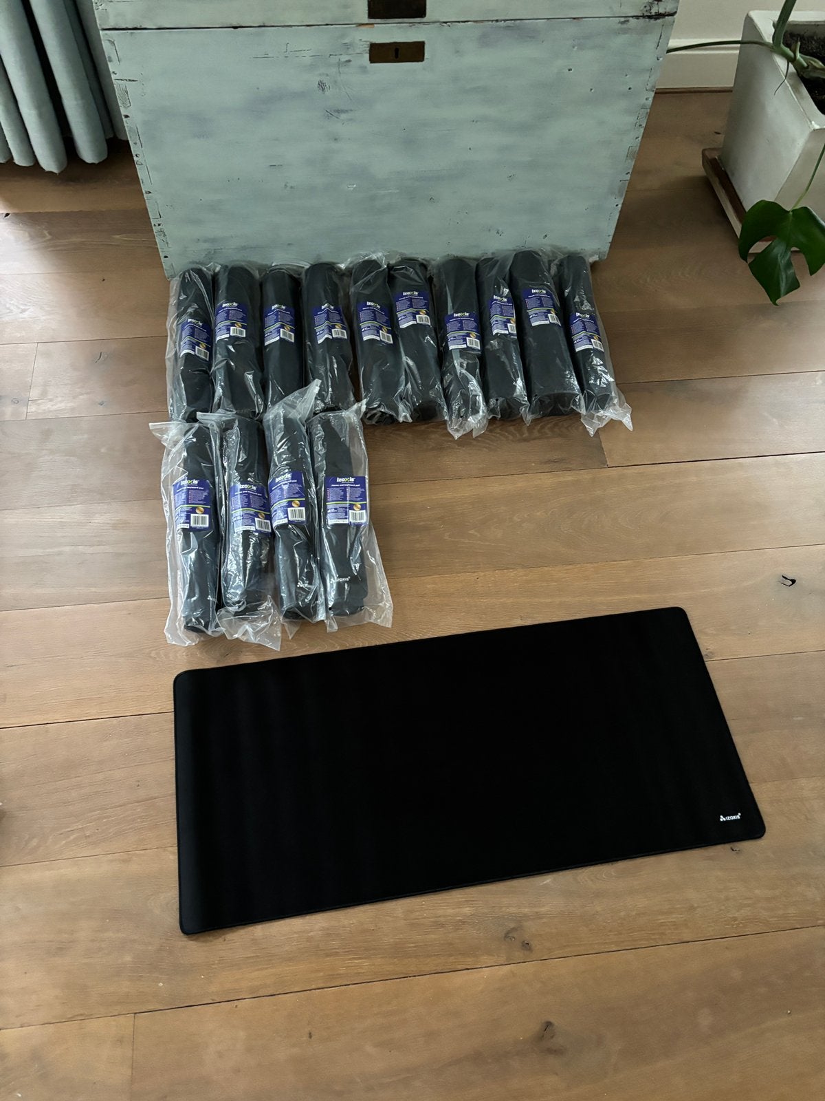 Restpartij Muismatten 15 Stuks Zwart, Computers en Software, Muismatten, Ophalen of Verzenden, Gaming muismat, Nieuw