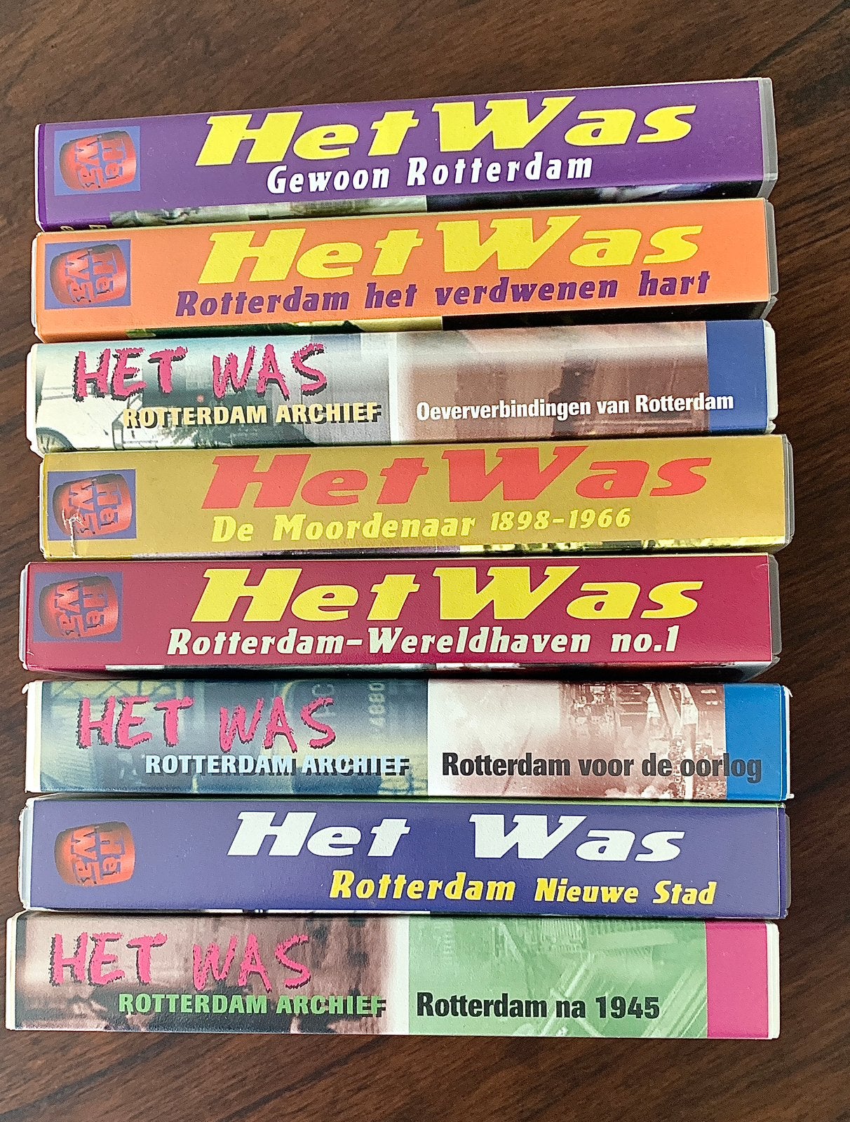 Diverse video vhs banden van Rotterdamse items en journaals, Ophalen, Gebruikt, Alle leeftijden, Overige typen
