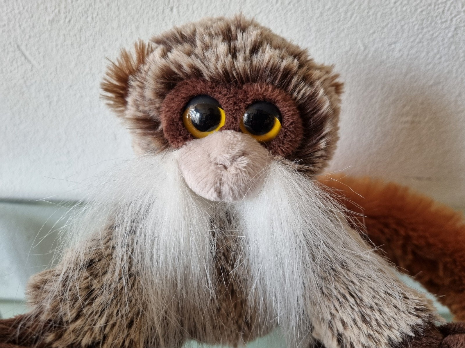 Orig,Www/Apenheul,KEIZERTAMARIN AAP, H18/L55cm,Label,Inwst!, Overige karakters, Ophalen of Verzenden, Middelgroot (20 tot 80 cm)